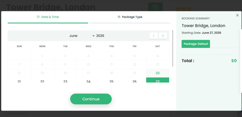 Designing a Website for Tours with TicketingHub Integration