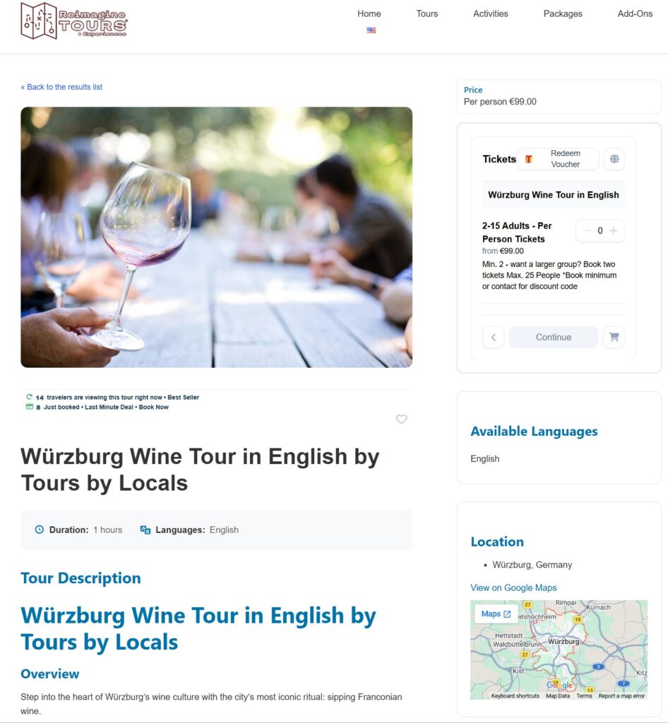 Reimagine Ticketing Hub Booking Integrator Connect Ticketinghub with your WordPress website and turn it into a powerful ticket sales platform for tours, events, attractions, and activities. With a simple setup and no heavy technical requirements, you can start selling tickets directly from your site in minutes.